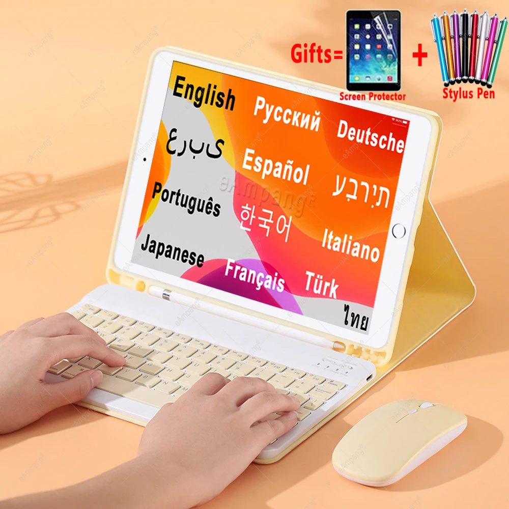 Keyboard Case for iPad Mini 3 2 1 4 5 Mini5 Mini4 Case with Keyboard Mouse Bluetooth Korean Spanish Russian AZERTY keyboard 
Keyboard Case for iPad Mini 3 2 1 4 5 Mini5 Mini4 Case with Keyboard Mouse Bluetooth Korean Spanish Russian AZERTY keyboard