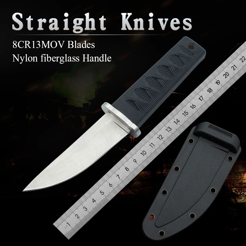 Steel KYOTO 2 Fixed Blade Knife Tactical Straight Knife Military Outdoor Combat Hunting Short Knives with Sheath Defense
Steel KYOTO 2 Fixed Blade Knife Tactical Straight Knife Military Outdoor Combat Hunting Short Knives with Sheath Defense