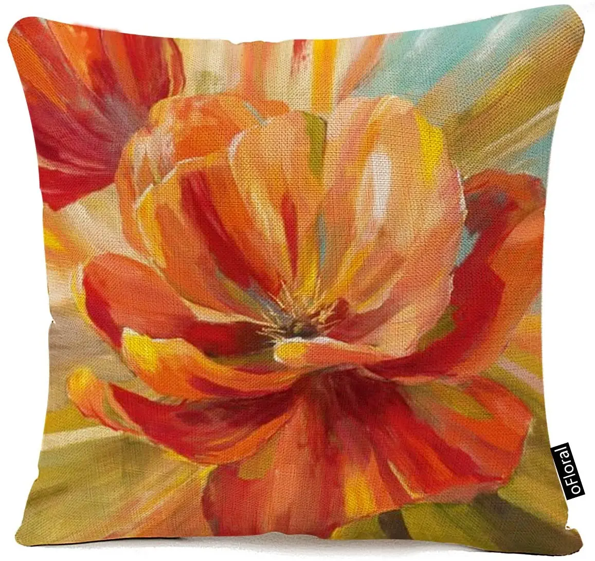 Oil Painting Pretty Poppy Flower Cotton Linen Throw Pillow Case Cushion Cover Home Sofa Balcony Decorative 18 X 18 Inch
Oil Painting Pretty Poppy Flower Cotton Linen Throw Pillow Case Cushion Cover Home Sofa Balcony Decorative 18 X 18 Inch