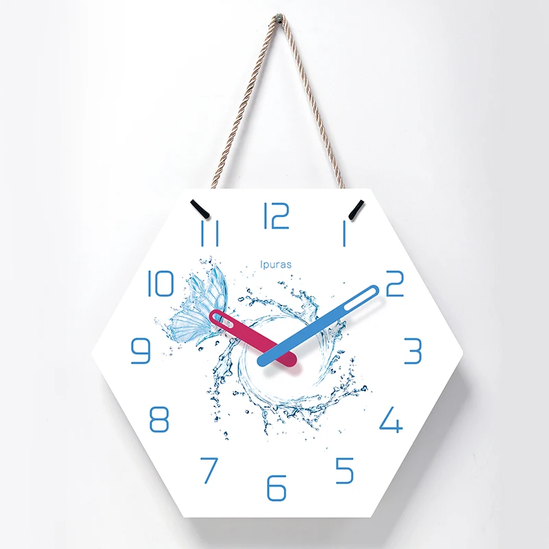 Butterfly hexagonal acrylic rope simple fashion watch living room bedroom quiet home
Butterfly hexagonal acrylic rope simple fashion watch living room bedroom quiet home