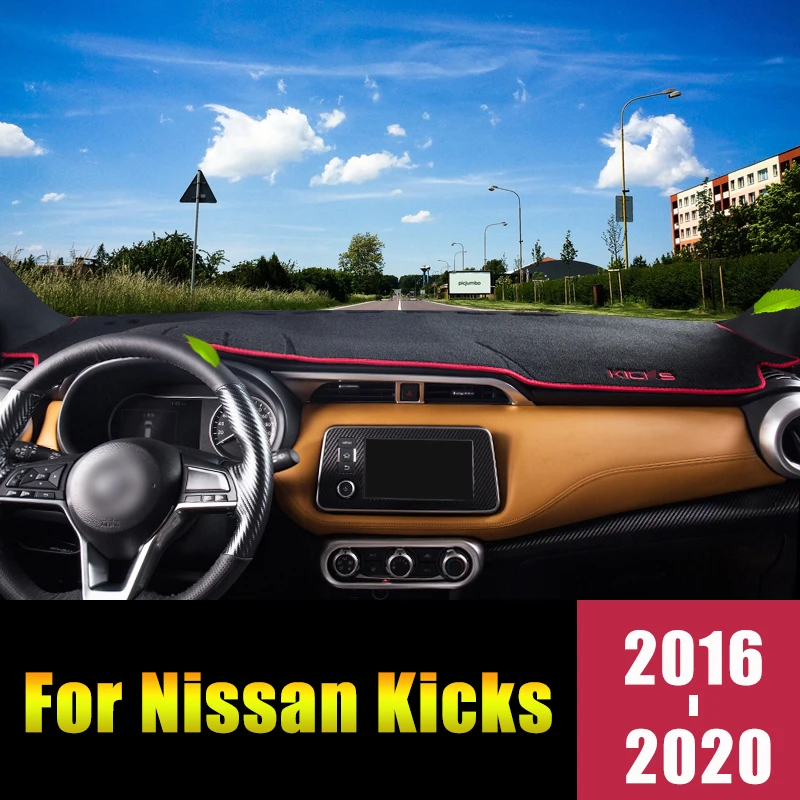 Для Nissan Kicks P15 2016 2018 2019 2020 коврик для приборной панели автомобиля защиты от