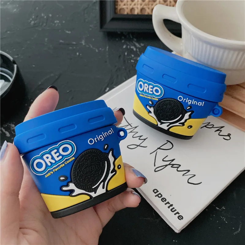 Силиконовый чехол для наушников Airpods 1 2 Pro 3D Oreo с шоколадными чипами и мороженым
Силиконовый чехол для наушников Airpods 1 2 Pro 3D Oreo с шоколадными чипами и мороженым