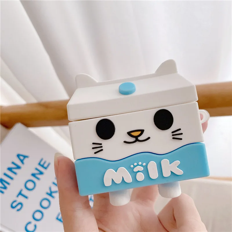 Creative Milk Cat Apple AirPods Pro Earphone Case Bluetooth Wireless Headset Protective Case for AirPod 1/2/3 Case
Creative Milk Cat Apple AirPods Pro Earphone Case Bluetooth Wireless Headset Protective Case for AirPod 1/2/3 Case