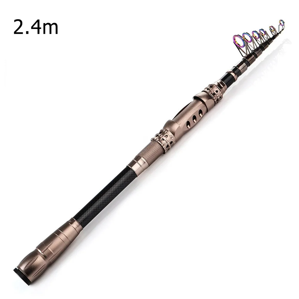 Telescopic Fishing Rod Portable Spinning High Carbon Fiber Fishing Rod 2.1-3m Spinning Fish Poles Fish Tackle Accessories Pesca
Telescopic Fishing Rod Portable Spinning High Carbon Fiber Fishing Rod 2.1-3m Spinning Fish Poles Fish Tackle Accessories Pesca
