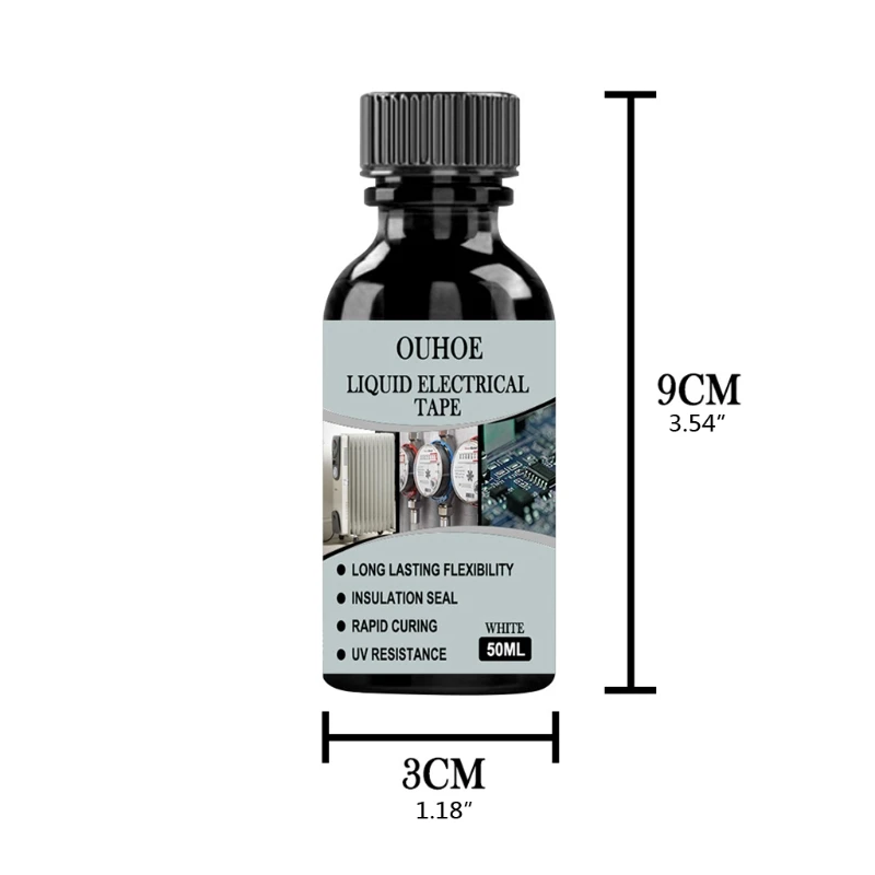 50ml Liquid Adhesive Sealant Silicone Seal Rubber Glue Multi-Purpose Non-Staining Sealant For Glass Metal Plastic Tiles
50ml Liquid Adhesive Sealant Silicone Seal Rubber Glue Multi-Purpose Non-Staining Sealant For Glass Metal Plastic Tiles
