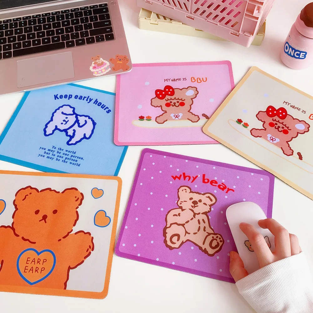 218x178mm Rubber Mouse Mat Korean Ins Cute Bear Dog Anti-Slip Laptop Mice Computer Pad Mat Game Mousepad School Office Desk Pad
218x178mm Rubber Mouse Mat Korean Ins Cute Bear Dog Anti-Slip Laptop Mice Computer Pad Mat Game Mousepad School Office Desk Pad