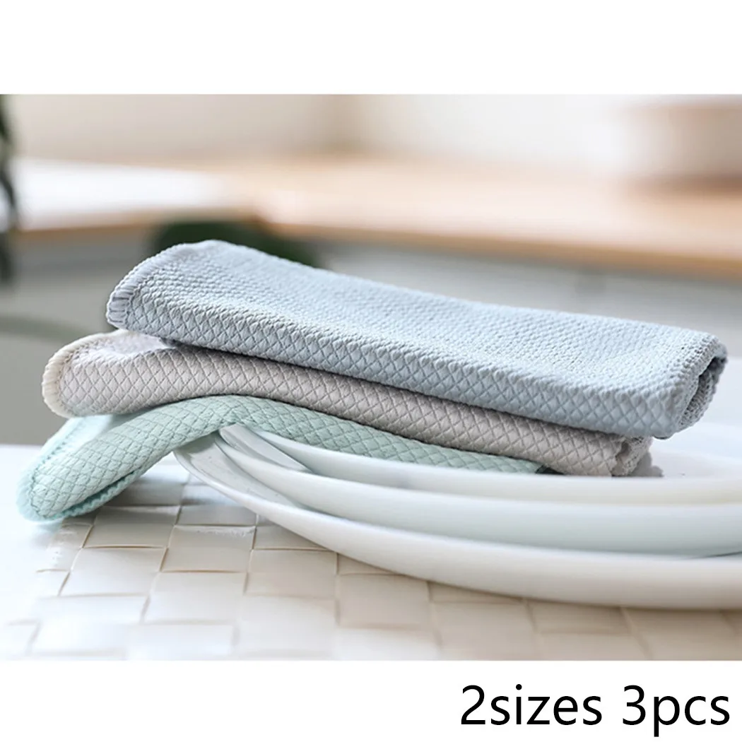 3Pcs 30cm*40cm Fish Scale Cloth Kitchen Fish Scale Cloth Anti-Oil Non-stick Dust Cleaning Dish 100% Brand New And High Qualit
3Pcs 30cm*40cm Fish Scale Cloth Kitchen Fish Scale Cloth Anti-Oil Non-stick Dust Cleaning Dish 100% Brand New And High Qualit