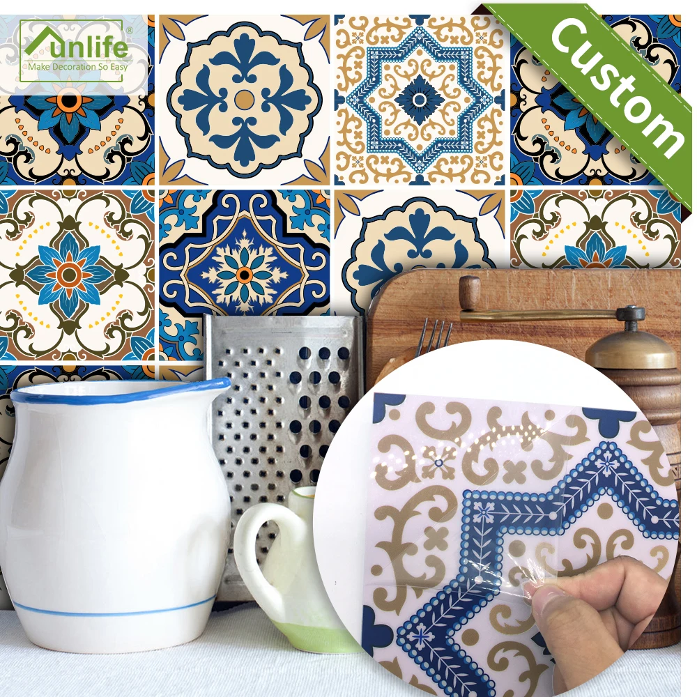Funlife CUSTOM10/15/20/25/30cm Moroccan Tiles PVC Waterproof Self-adhensive Wallpaper DIY Ground Sticker pack of 10
Funlife CUSTOM10/15/20/25/30cm Moroccan Tiles PVC Waterproof Self-adhensive Wallpaper DIY Ground Sticker pack of 10