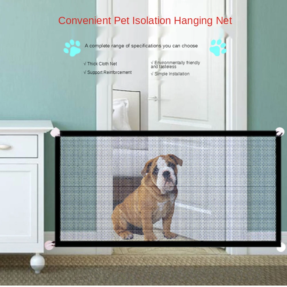 Foldable Dog Gate Ingenious Mesh Dog Fence Safe Pet Dog gate Safety Enclosure For Indoor and Outdoor Pet supplies Free Shipping
Foldable Dog Gate Ingenious Mesh Dog Fence Safe Pet Dog gate Safety Enclosure For Indoor and Outdoor Pet supplies Free Shipping