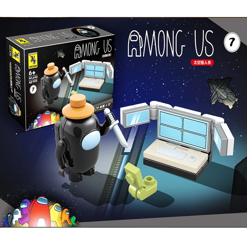 Among Us Game Series Space Alien Figures Model Building Blocks Bricks Action Figure Kids Toys For Children
Among Us Game Series Space Alien Figures Model Building Blocks Bricks Action Figure Kids Toys For Children