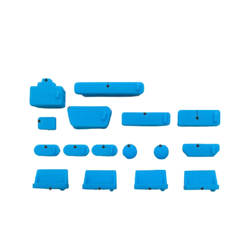 16pcs/Set Silicone Dustproof Plug Cover Stopper Dust Laptop Anti USB Port HDMI RJ45 Interface Waterproof |