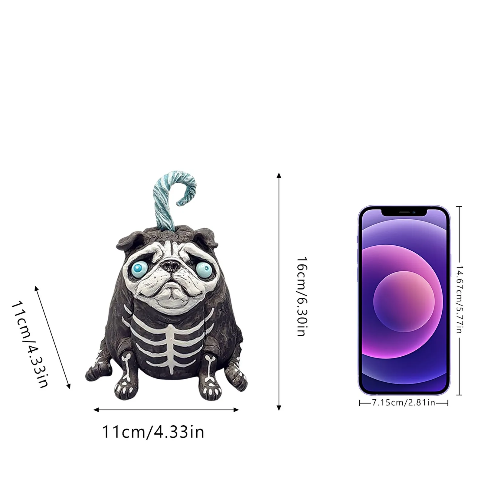 Halloween Skeleton Pugs Handmade Dolls Holiday Sculpture Toy Outdoor Garden Crafts Pugs Statue Courtyard Decoration Halloween
Halloween Skeleton Pugs Handmade Dolls Holiday Sculpture Toy Outdoor Garden Crafts Pugs Statue Courtyard Decoration Halloween