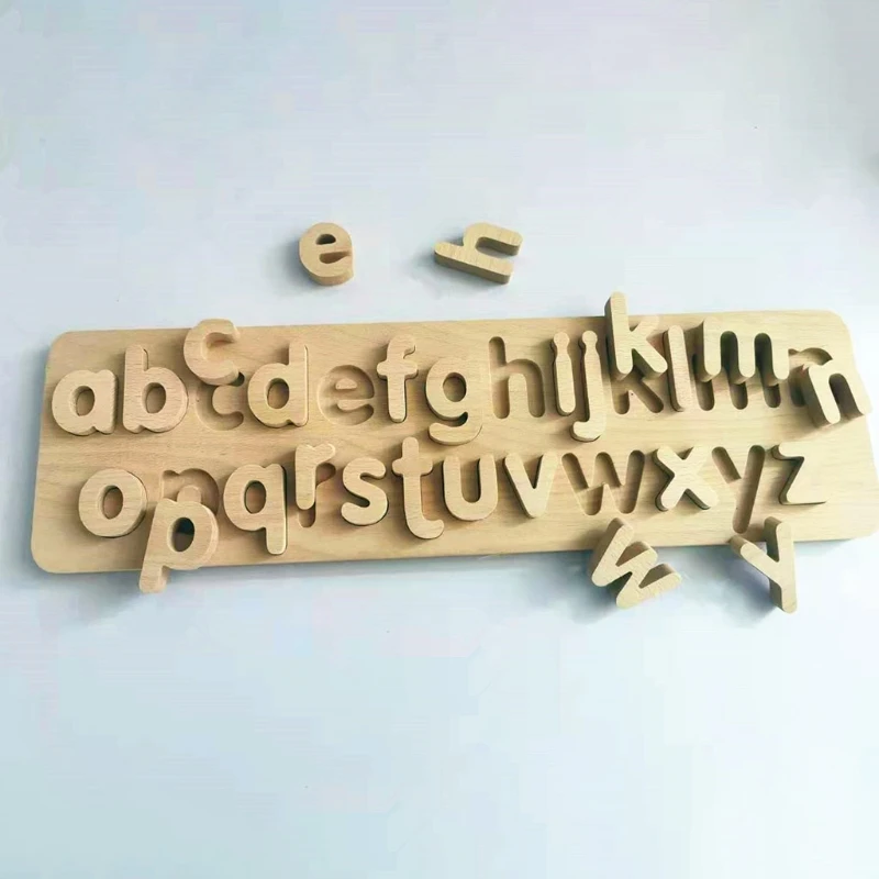Natural Wooden Lowercase Letters Puzzle Board Toddlers Kids Early Educational Toys Matching Letter Family Game
Natural Wooden Lowercase Letters Puzzle Board Toddlers Kids Early Educational Toys Matching Letter Family Game
