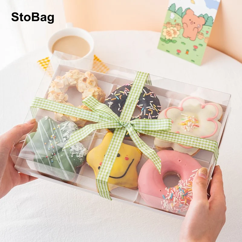 StoBag 5pcs/Lot Donuts Dessert Packaging Transparent Box Wedding Birthday Baby Shower Mousse Cake Puffs Favours Gift Decoration
StoBag 5pcs/Lot Donuts Dessert Packaging Transparent Box Wedding Birthday Baby Shower Mousse Cake Puffs Favours Gift Decoration