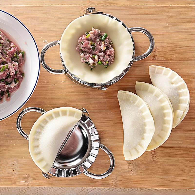 2/3Pcs/Dumpling Set Stainless Steel Maker Dough Cutter Dumpling Mold Pie Ravioli Kitchen Pastry Tools Accessories Cutting Tools
2/3Pcs/Dumpling Set Stainless Steel Maker Dough Cutter Dumpling Mold Pie Ravioli Kitchen Pastry Tools Accessories Cutting Tools