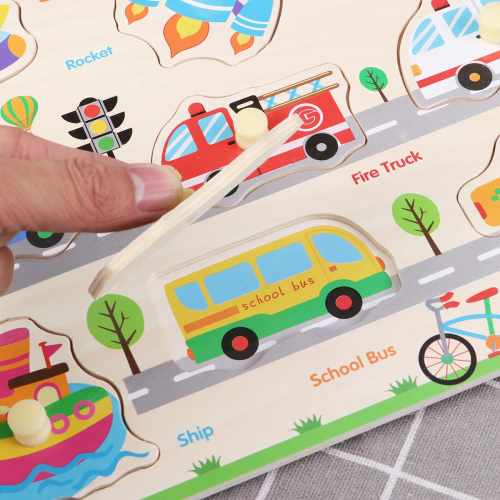 Vehicle Wooden Puzzle for Toddlers Preschool Aged Kids Educational and Sensory Learning (A-3007)
Vehicle Wooden Puzzle for Toddlers Preschool Aged Kids Educational and Sensory Learning (A-3007)