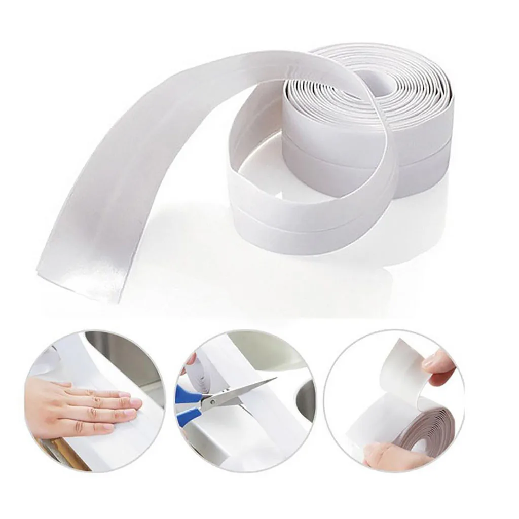 1 Roll PVC Material Wall Sealing Tape Waterproof Mold Proof Adhesive Tape Kitchen Bathroom Oil-resistant Tape
1 Roll PVC Material Wall Sealing Tape Waterproof Mold Proof Adhesive Tape Kitchen Bathroom Oil-resistant Tape