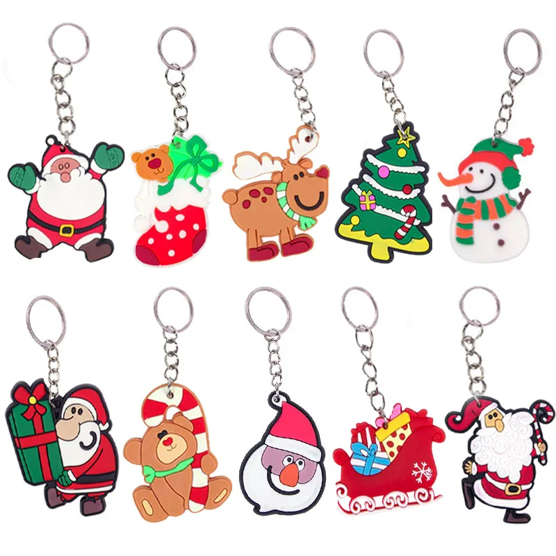 NEW 5pcs Christmas Keychain Ornaments Christmas Decoration Santa Claus Snowman key ring Pendant New Year Decor Kids gift Xmas
NEW 5pcs Christmas Keychain Ornaments Christmas Decoration Santa Claus Snowman key ring Pendant New Year Decor Kids gift Xmas