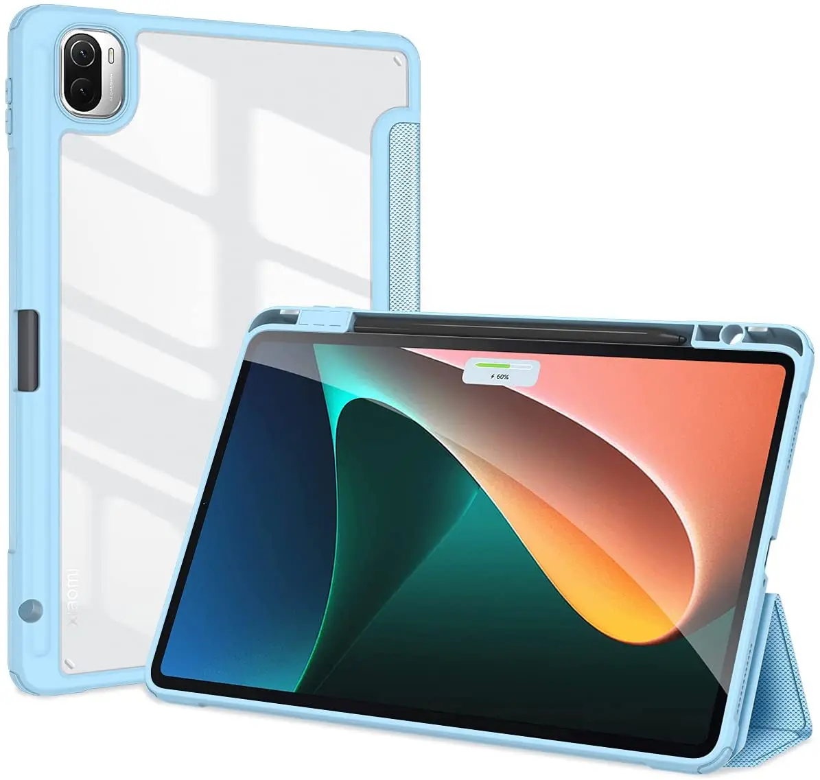Case for XiaoMi Pad 5 / Mi Pad 5 Pro 11 Inch 2021 Ultra Thin and Light with Pen Holder Auto Sleep Wake Up Transparent TPU Cover
Case for XiaoMi Pad 5 / Mi Pad 5 Pro 11 Inch 2021 Ultra Thin and Light with Pen Holder Auto Sleep Wake Up Transparent TPU Cover