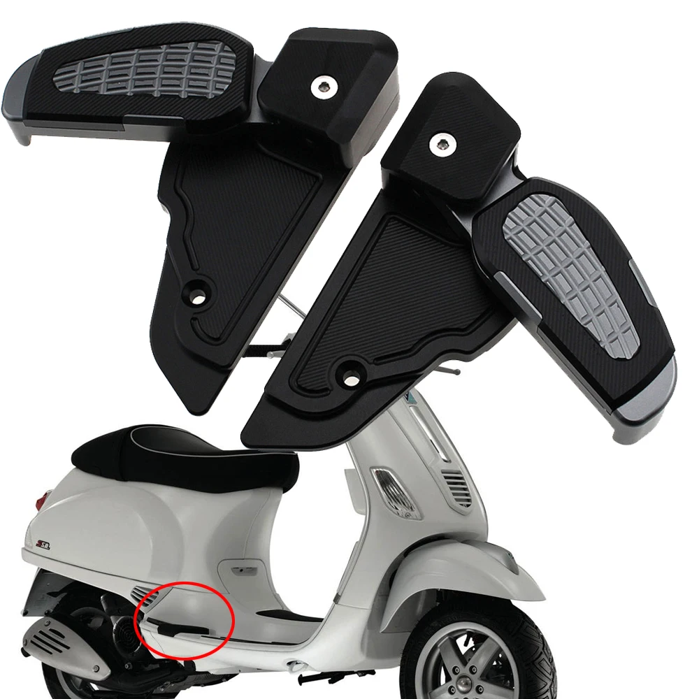 Motorcycle CNC Rear Passenger Foldable Footrest Extension Foot Pegs Pedals Pad for Scooter Primavera Sprint 150 2017 2018
Motorcycle CNC Rear Passenger Foldable Footrest Extension Foot Pegs Pedals Pad for Scooter Primavera Sprint 150 2017 2018