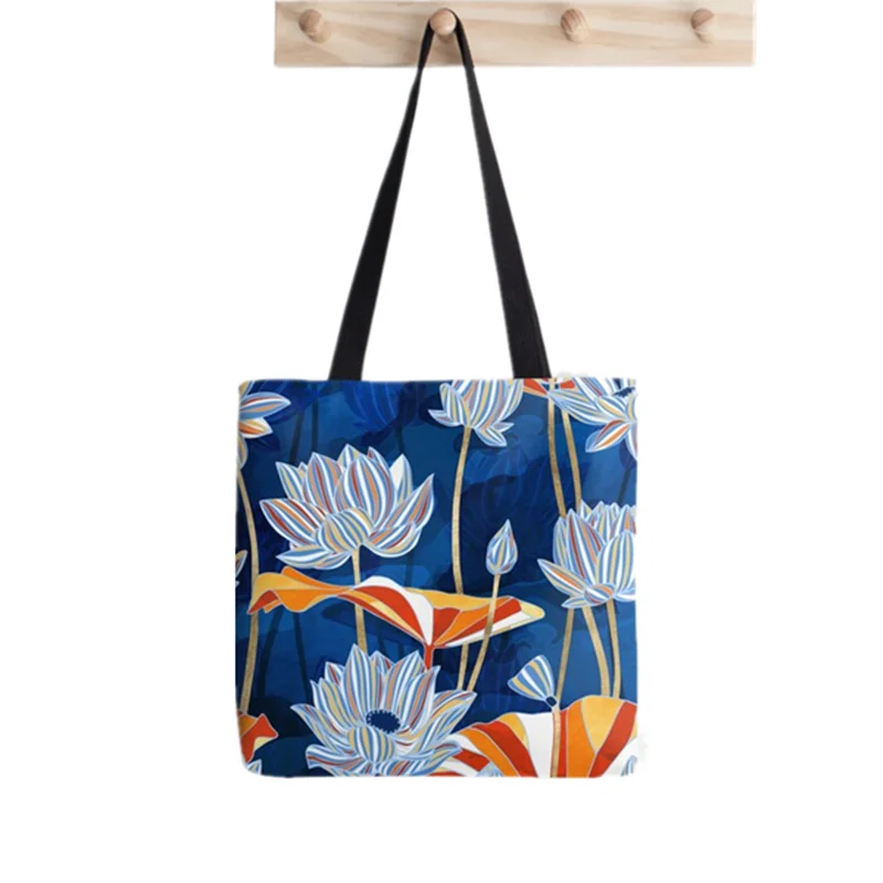 2021 Shopper Bold Botanical Printed Tote Bag women Harajuku shopper Funny handbag girl Shoulder shopping bag Lady Canvas Bag
2021 Shopper Bold Botanical Printed Tote Bag women Harajuku shopper Funny handbag girl Shoulder shopping bag Lady Canvas Bag