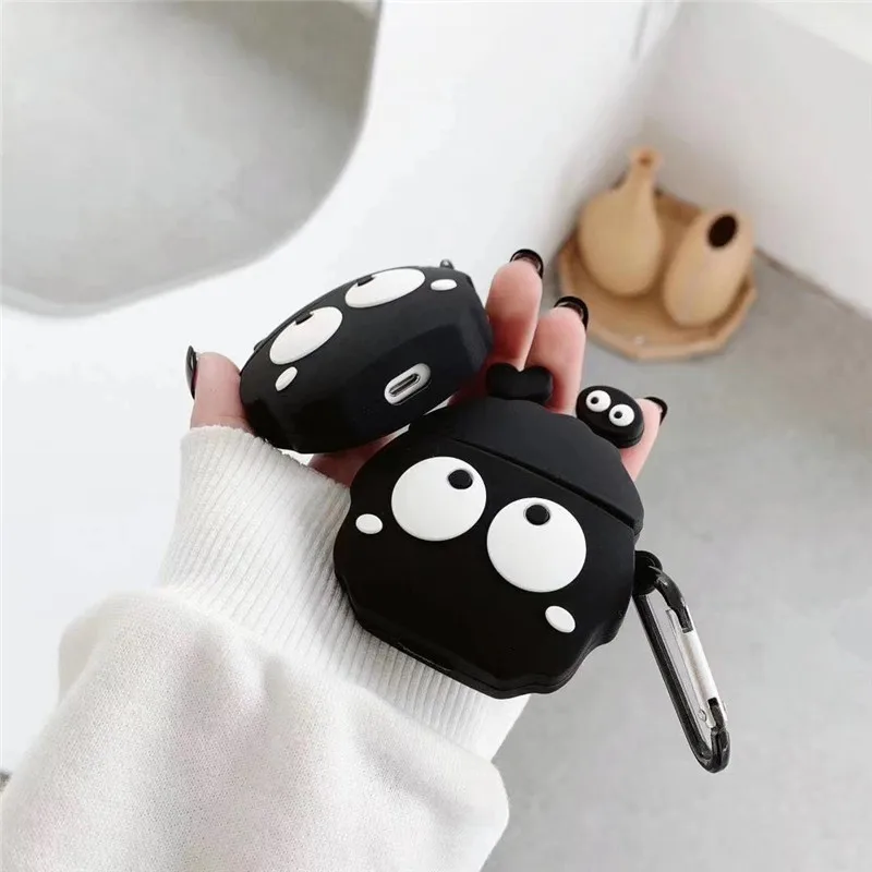 Cartoon Cute Coal Ball Earphone Case Cover for Airpods 1 2 Pro Silicone Wireless Bluetooth Headphone Cover for Airpods Pro Case 
Cartoon Cute Coal Ball Earphone Case Cover for Airpods 1 2 Pro Silicone Wireless Bluetooth Headphone Cover for Airpods Pro Case