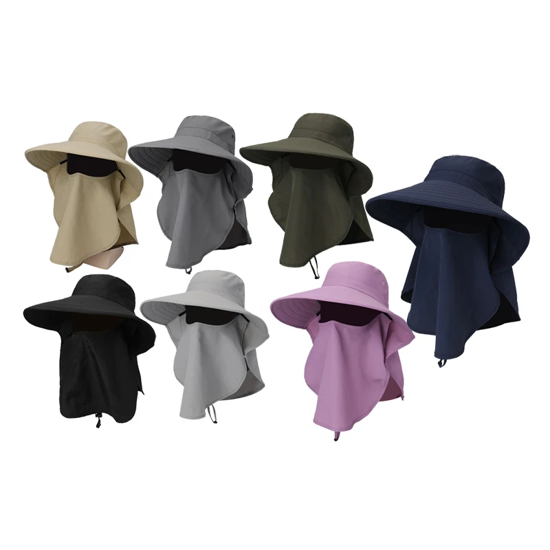 Facial Protection Against Droplets Fishing Cap Summer Outdoor Sun Protection Neck Face Flap Hat Wide Brim
Facial Protection Against Droplets Fishing Cap Summer Outdoor Sun Protection Neck Face Flap Hat Wide Brim
