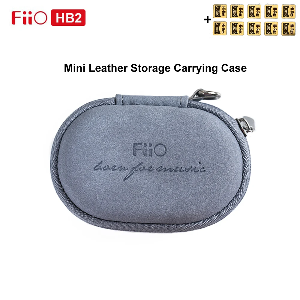 Мини-сумка FiiO HB2 для хранения кожаный переносной чехол портативный нажимной бокс