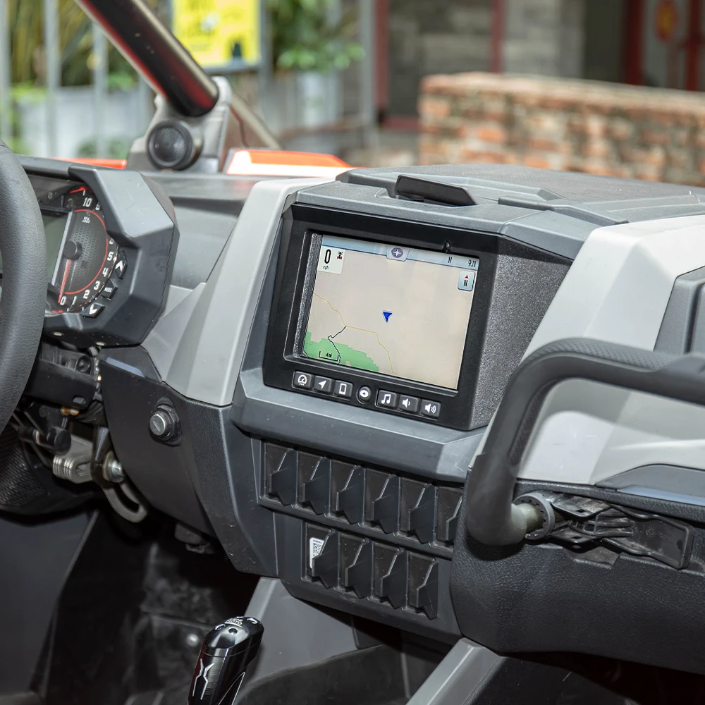Аксессуары KEMIMOTO RZR 2020 2021 UTV для Polaris PRO XP Черная Крышка центральной консоли GPS