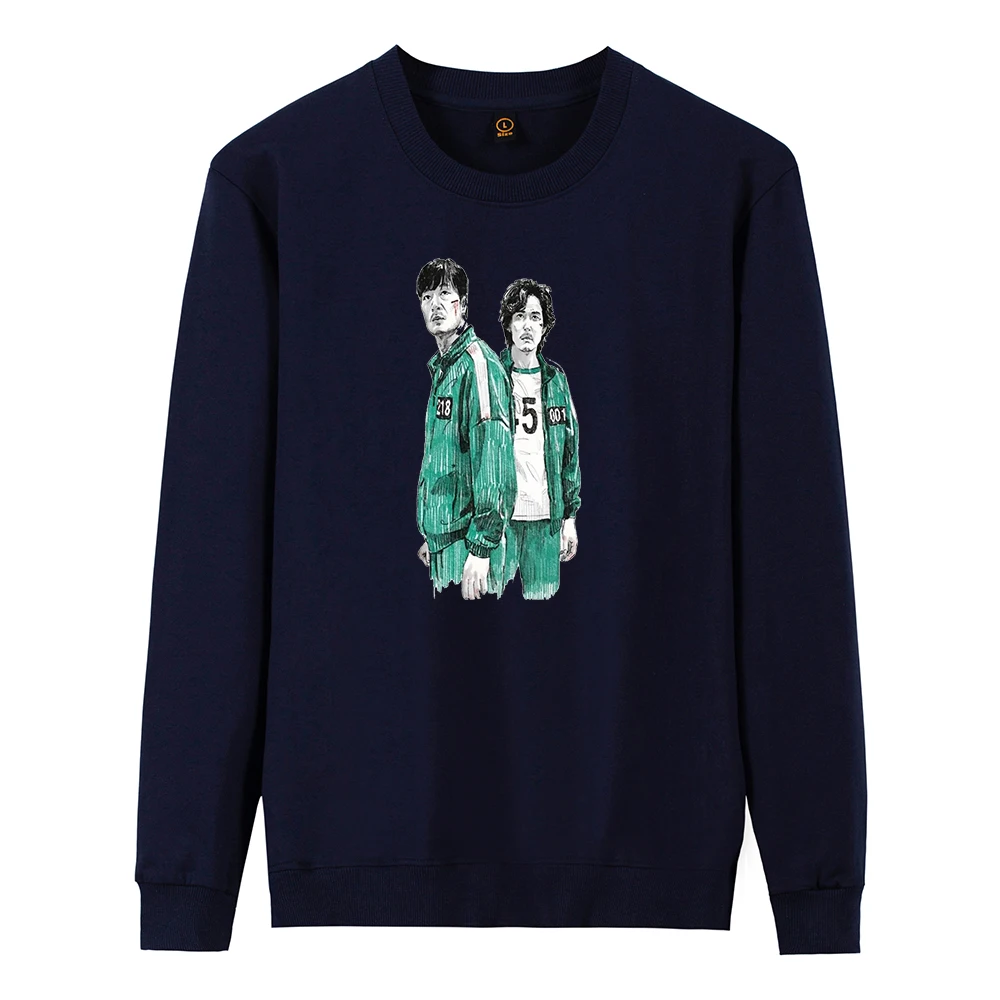 Korean TV Show Squid Game Women Sweatshirts Li Zhengjae Cosplay Sweatshirt Funny Punk Clothes Casual Autumn Cotton Femme Hoodie
Korean TV Show Squid Game Women Sweatshirts Li Zhengjae Cosplay Sweatshirt Funny Punk Clothes Casual Autumn Cotton Femme Hoodie