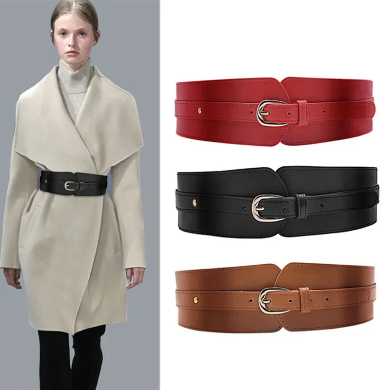 Womens Fashion Corset Wide Belt Elastic Faux Leather Black Red Khaki Decorative Versatile Suits And Dresses Waistband
Womens Fashion Corset Wide Belt Elastic Faux Leather Black Red Khaki Decorative Versatile Suits And Dresses Waistband