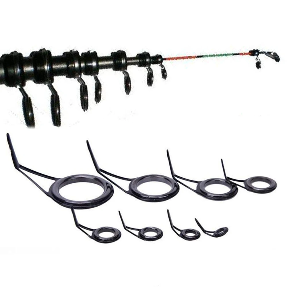 8 Size Fishing Rod Guide Tip Top Ring Circle Pole Repair Kit Set Fishing Sories 6# 8# 10# 12# 16# 20# 25# 30#
8 Size Fishing Rod Guide Tip Top Ring Circle Pole Repair Kit Set Fishing Sories 6# 8# 10# 12# 16# 20# 25# 30#