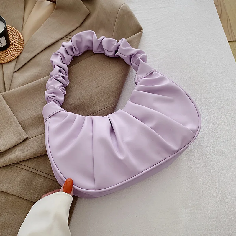 MONNET CAUTHY New Arrival Bags for Women Concise Elegant Fashion Soft PU Zipper Bag Solid Color Purple Black White Half Moon Bag
MONNET CAUTHY New Arrival Bags for Women Concise Elegant Fashion Soft PU Zipper Bag Solid Color Purple Black White Half Moon Bag