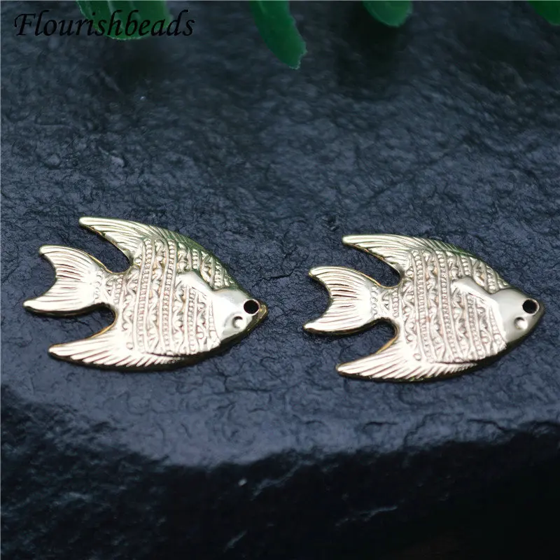 New Ins Girl Style Gold Color Tropical Fish Shape Metal Eardrop Pendant Fashion Jewelry Findings Earrings Necklace DIY Materials
New Ins Girl Style Gold Color Tropical Fish Shape Metal Eardrop Pendant Fashion Jewelry Findings Earrings Necklace DIY Materials
