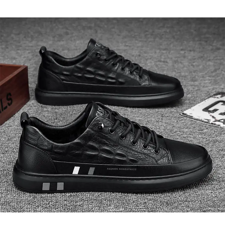 Men's Casual Shoes Sneakers 2021 Autumn New Crocodile Pattern White Shoes Korean Style Trend All-Match Leather Men's Sneakers
Men's Casual Shoes Sneakers 2021 Autumn New Crocodile Pattern White Shoes Korean Style Trend All-Match Leather Men's Sneakers