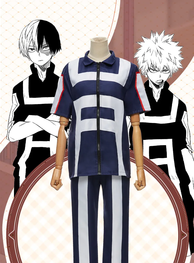 My Hero Academia Boku no Hero Cosplay Costume Men Women School Uniform Sport Suit Tshirt Pants Izuku Midoriya Todoroki Shouto
My Hero Academia Boku no Hero Cosplay Costume Men Women School Uniform Sport Suit Tshirt Pants Izuku Midoriya Todoroki Shouto
