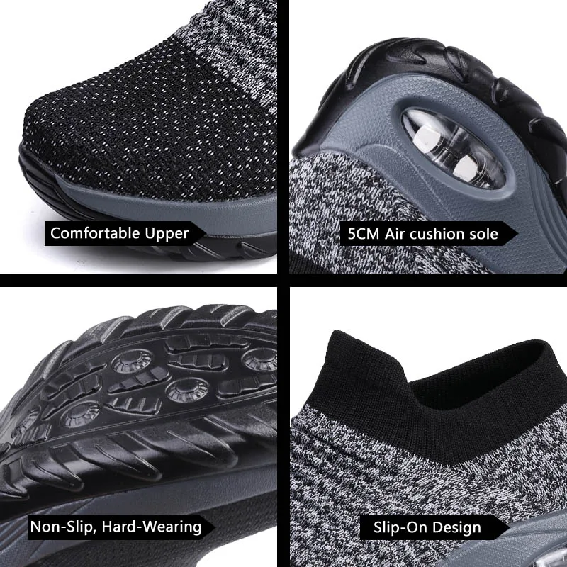 Womens Flats Slip On Shoes for Women Sock Sneakers Platform 2019 Comfortable Soft Ladies Spring Buty Damskie Sepatu Wanita Black
Womens Flats Slip On Shoes for Women Sock Sneakers Platform 2019 Comfortable Soft Ladies Spring Buty Damskie Sepatu Wanita Black