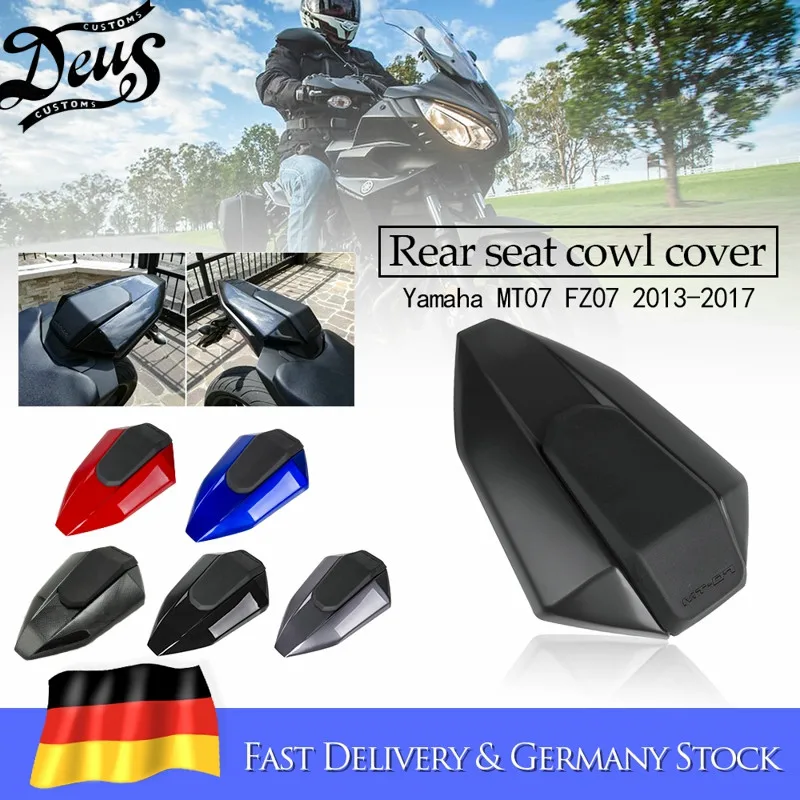 Motorcycle Rear Seat Cowl Cover Painted Fairing Pillion For Yamaha FZ-07 MT-07 MT07 FZ07 MT 07 FZ 07 2013 2014 2015 2016 2017 
Motorcycle Rear Seat Cowl Cover Painted Fairing Pillion For Yamaha FZ-07 MT-07 MT07 FZ07 MT 07 FZ 07 2013 2014 2015 2016 2017