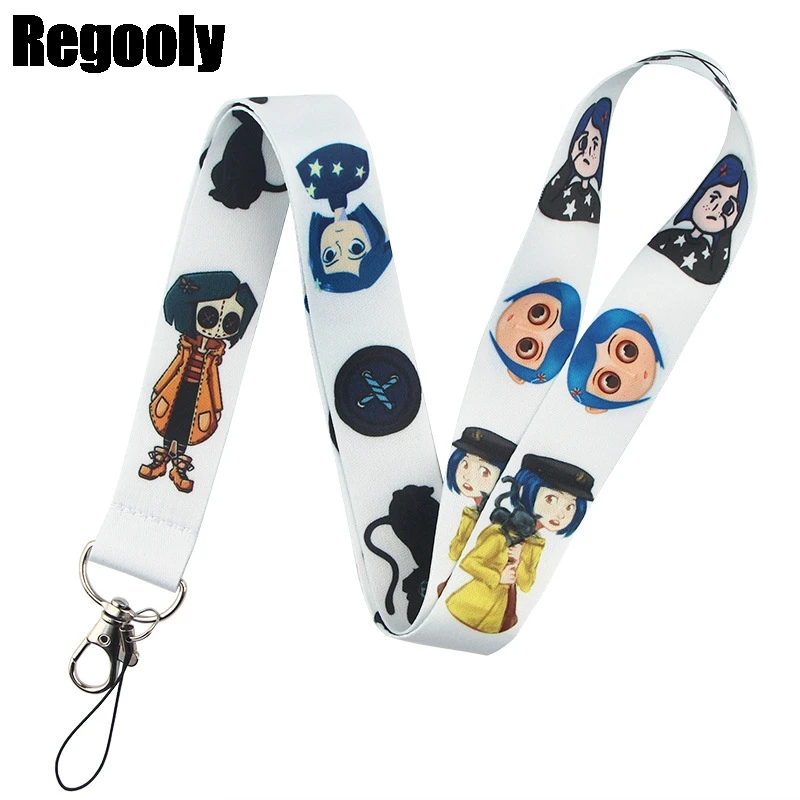 10pcs Coraline Neck Strap Lanyard keychain Phone Strap ID Badge Holder Rope Key Chain Keyrings Accessories Gift webbings ribbon
10pcs Coraline Neck Strap Lanyard keychain Phone Strap ID Badge Holder Rope Key Chain Keyrings Accessories Gift webbings ribbon
