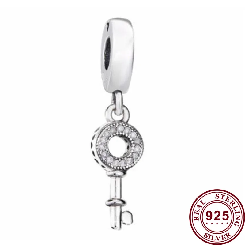 100% 925 Sterling Silver Charm New Crystal Key Pendant Fit Pandora Women Bracelet & Necklace Diy Jewelry
100% 925 Sterling Silver Charm New Crystal Key Pendant Fit Pandora Women Bracelet & Necklace Diy Jewelry