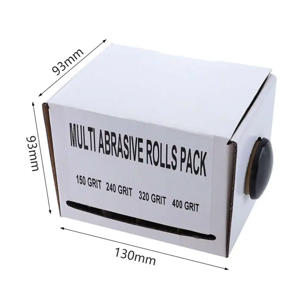 4 Roll / Box Sanding Belt Roll Drawable Emery Cloth Sandpaper Dry Grinding Metal Glass Woodworking Sanding Paper
4 Roll / Box Sanding Belt Roll Drawable Emery Cloth Sandpaper Dry Grinding Metal Glass Woodworking Sanding Paper