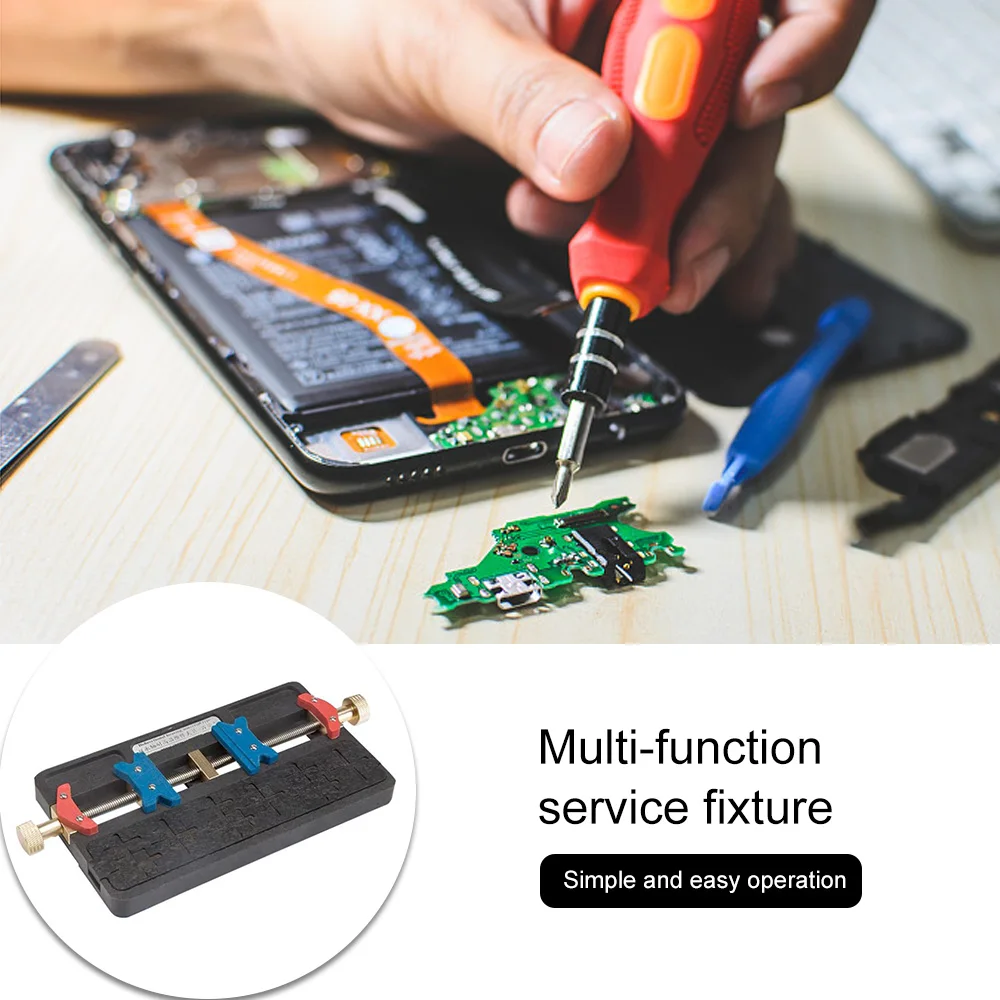 PCB Holder Jig Mobile Phone Soldering Repair Tool Motherboard Holder Jig Fixture for Phone Repair PCB Holder
PCB Holder Jig Mobile Phone Soldering Repair Tool Motherboard Holder Jig Fixture for Phone Repair PCB Holder