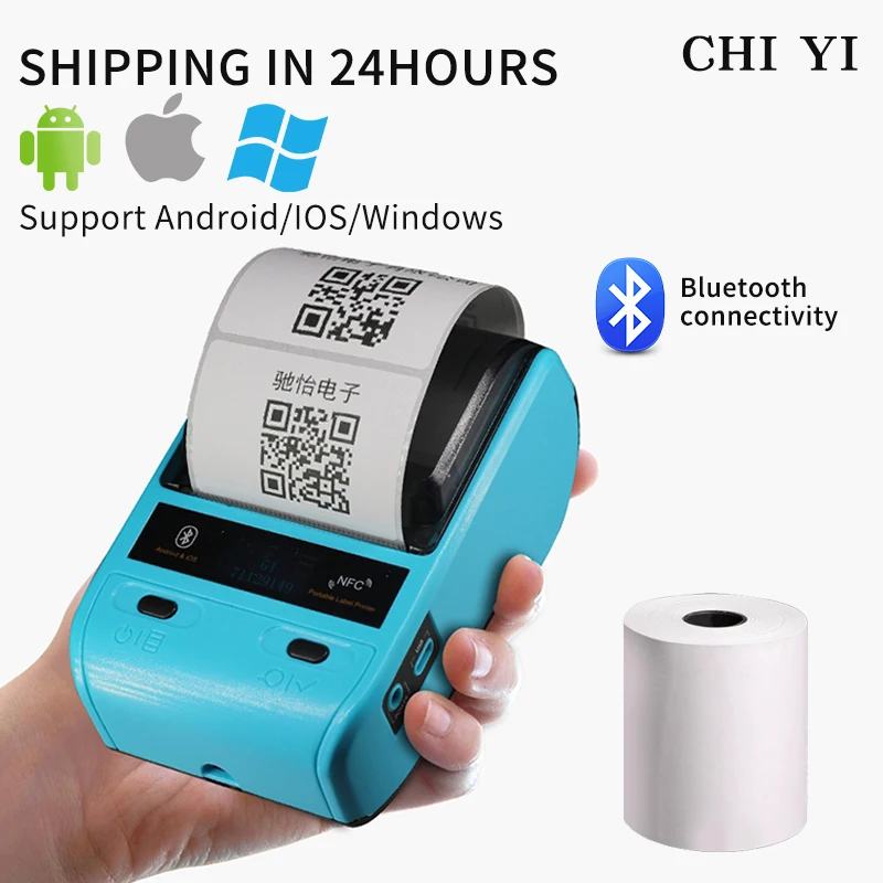 Mini 58mm Bluetooth Printer Portable Thermal Receipt Printer 58mm Mobile Phone Android iOS Windows Pocket Bill
Mini 58mm Bluetooth Printer Portable Thermal Receipt Printer 58mm Mobile Phone Android iOS Windows Pocket Bill