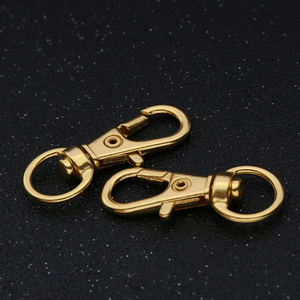 10Pcs/Pack 32mm Swivel Lobster Clasp Clips Hook Gold Silver Keychain Split Key Ring Backpack Bag Buckles Bag Jewelry Accessories
10Pcs/Pack 32mm Swivel Lobster Clasp Clips Hook Gold Silver Keychain Split Key Ring Backpack Bag Buckles Bag Jewelry Accessories