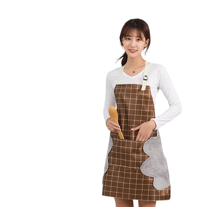 2021 new high quality kitchen oil proof and waterproof apron women's apron
2021 new high quality kitchen oil proof and waterproof apron women's apron