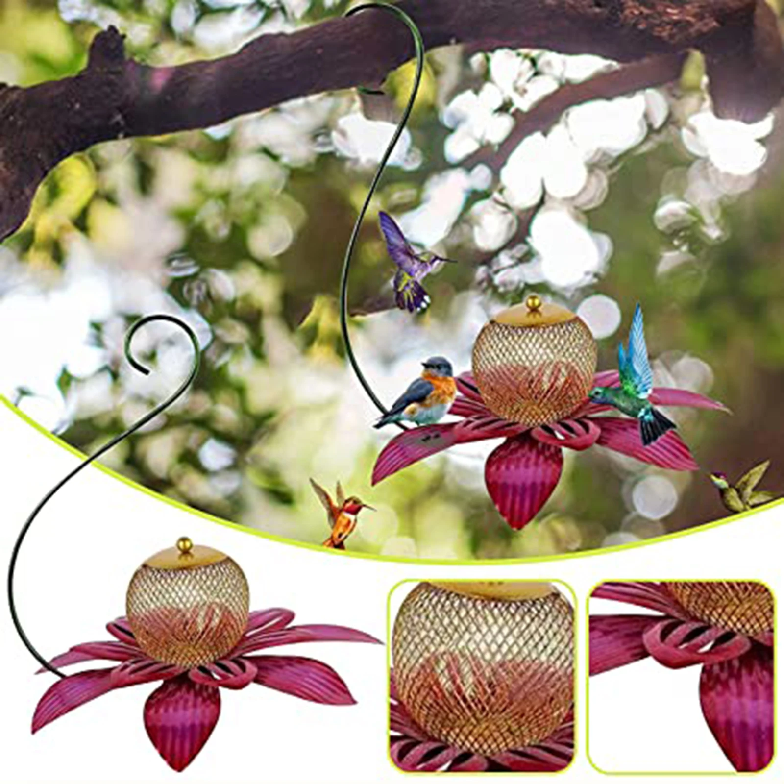 Sensation Pink Coneflower Bird Feeder Standing Bird Feeder Outside Garden Art Metal Birdfeeder With Stand Фидер Easy To Place
Sensation Pink Coneflower Bird Feeder Standing Bird Feeder Outside Garden Art Metal Birdfeeder With Stand Фидер Easy To Place
