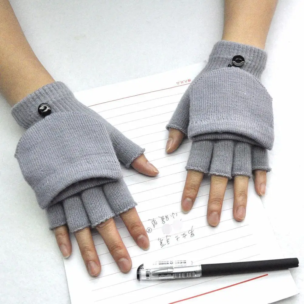 Fingers Free Gloves Women Knitted Flip Fingerless Exposed Finger Thick Gloves Mittens Winter Warm Thickening Women Gloves
Fingers Free Gloves Women Knitted Flip Fingerless Exposed Finger Thick Gloves Mittens Winter Warm Thickening Women Gloves