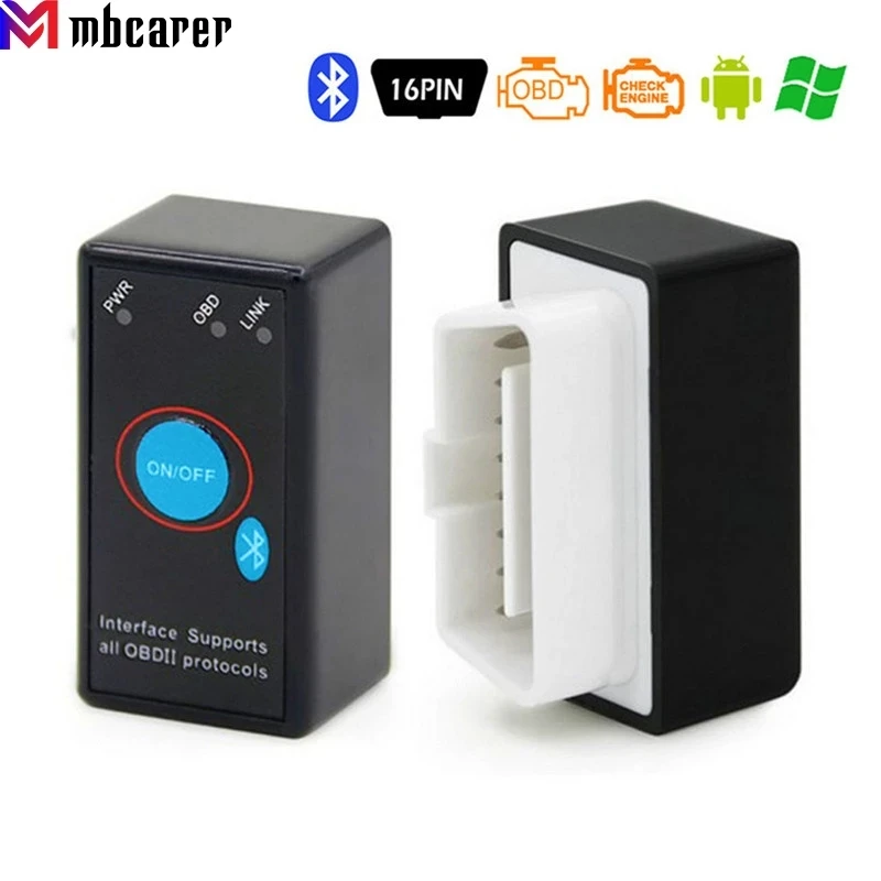 NX101 V1.5 EML327 Bluetooth-compatible OBD2 Scanner Code Reader Car Diagnostic Tool Adapter Power Switch Car Diagnostic Scanner
NX101 V1.5 EML327 Bluetooth-compatible OBD2 Scanner Code Reader Car Diagnostic Tool Adapter Power Switch Car Diagnostic Scanner