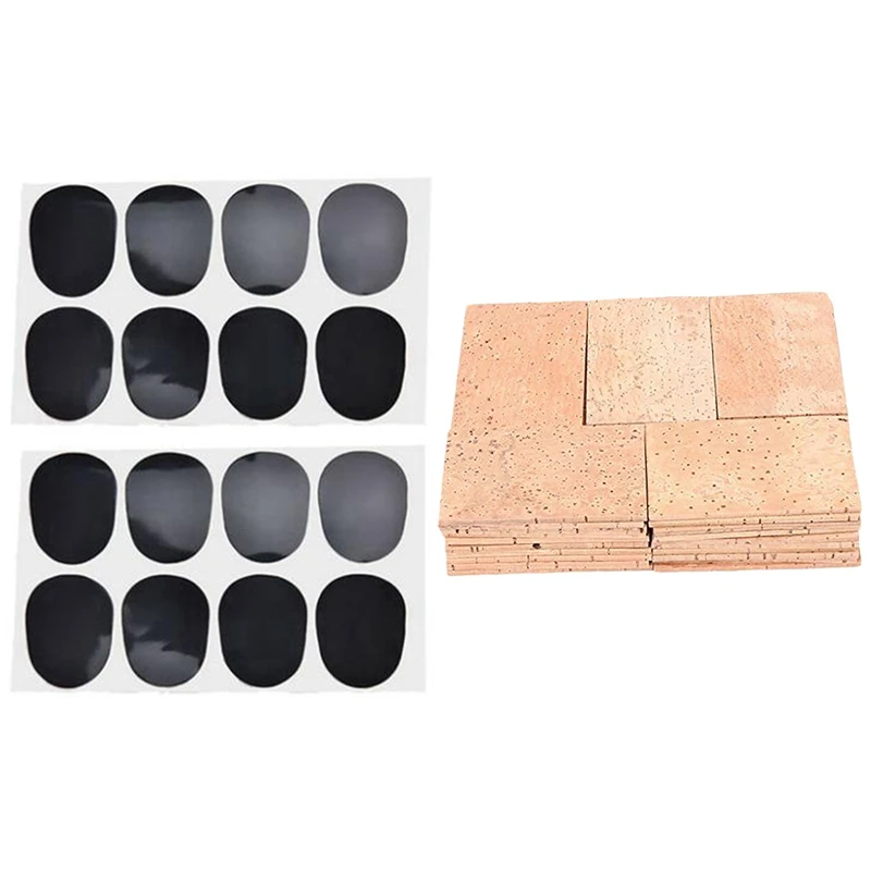 50Pcs Saxophone Neck Cork Sheet & 80Pcs Alto Saxophone Tenor Saxophone Cushion Pad
50Pcs Saxophone Neck Cork Sheet & 80Pcs Alto Saxophone Tenor Saxophone Cushion Pad