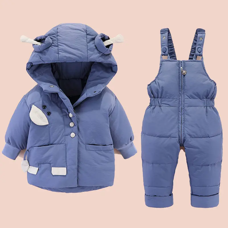 1-3T Baby Overalls for Children Winter Solid Color Clothes Infant Thicken Down Sets Boys Plus Velvet Jumpsuit Retro Girls Jacket
1-3T Baby Overalls for Children Winter Solid Color Clothes Infant Thicken Down Sets Boys Plus Velvet Jumpsuit Retro Girls Jacket